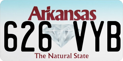 AR license plate 626VYB