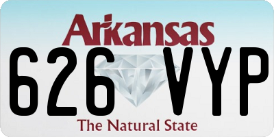 AR license plate 626VYP