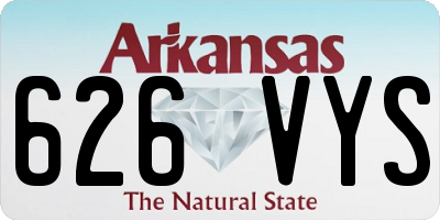 AR license plate 626VYS