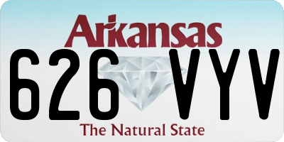 AR license plate 626VYV