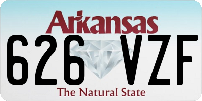 AR license plate 626VZF