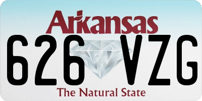 AR license plate 626VZG