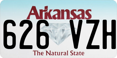 AR license plate 626VZH