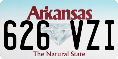 AR license plate 626VZI