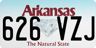AR license plate 626VZJ