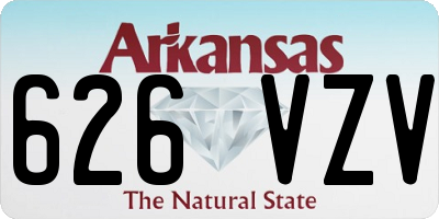 AR license plate 626VZV