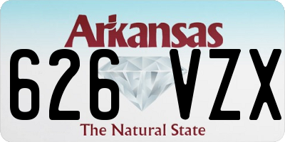 AR license plate 626VZX