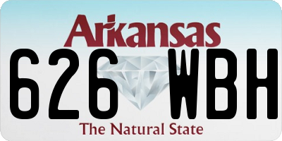AR license plate 626WBH