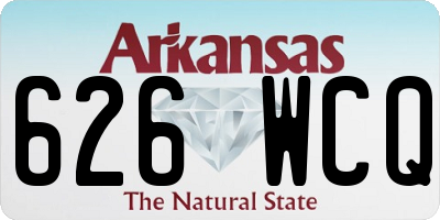 AR license plate 626WCQ