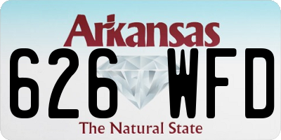 AR license plate 626WFD