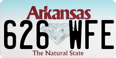 AR license plate 626WFE