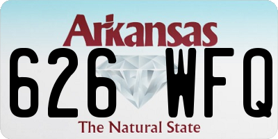AR license plate 626WFQ