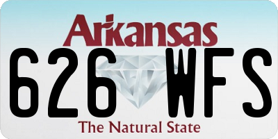 AR license plate 626WFS