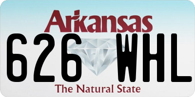 AR license plate 626WHL