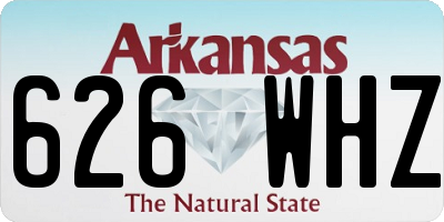 AR license plate 626WHZ
