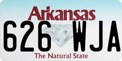 AR license plate 626WJA