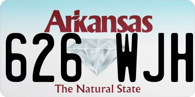 AR license plate 626WJH
