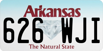 AR license plate 626WJI