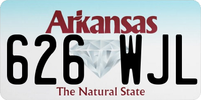 AR license plate 626WJL
