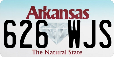 AR license plate 626WJS