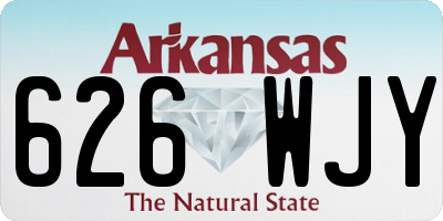 AR license plate 626WJY