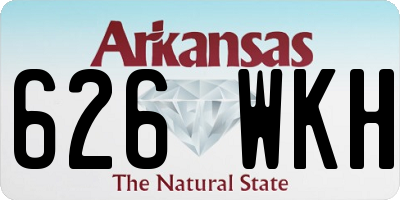 AR license plate 626WKH