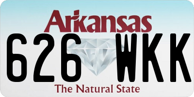 AR license plate 626WKK