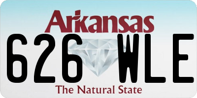 AR license plate 626WLE