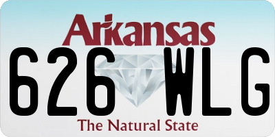 AR license plate 626WLG