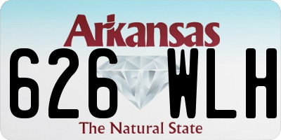AR license plate 626WLH