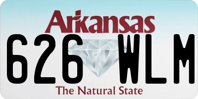 AR license plate 626WLM