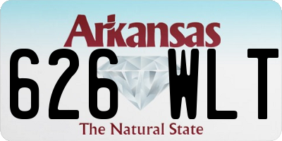 AR license plate 626WLT