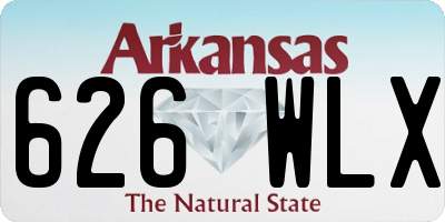 AR license plate 626WLX
