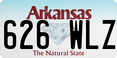 AR license plate 626WLZ
