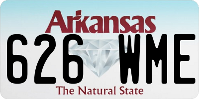 AR license plate 626WME