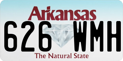 AR license plate 626WMH