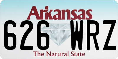 AR license plate 626WRZ