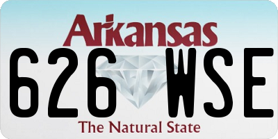 AR license plate 626WSE