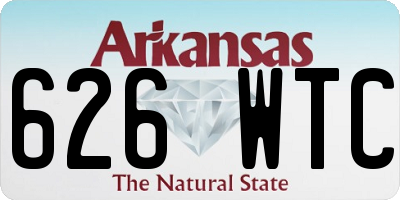 AR license plate 626WTC