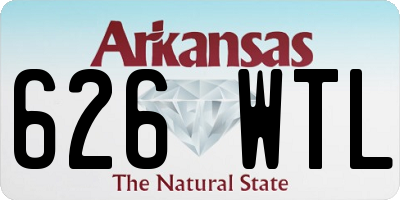 AR license plate 626WTL