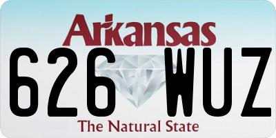 AR license plate 626WUZ