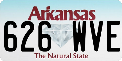 AR license plate 626WVE