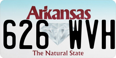 AR license plate 626WVH