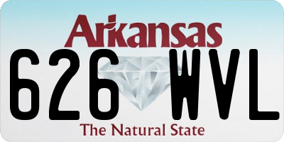 AR license plate 626WVL