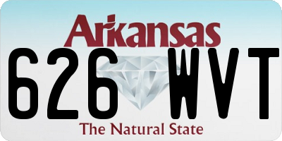 AR license plate 626WVT