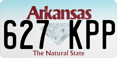 AR license plate 627KPP