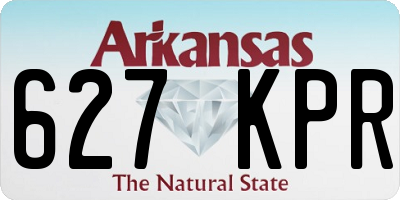 AR license plate 627KPR