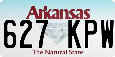 AR license plate 627KPW
