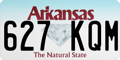 AR license plate 627KQM