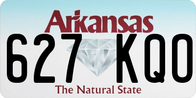 AR license plate 627KQO
